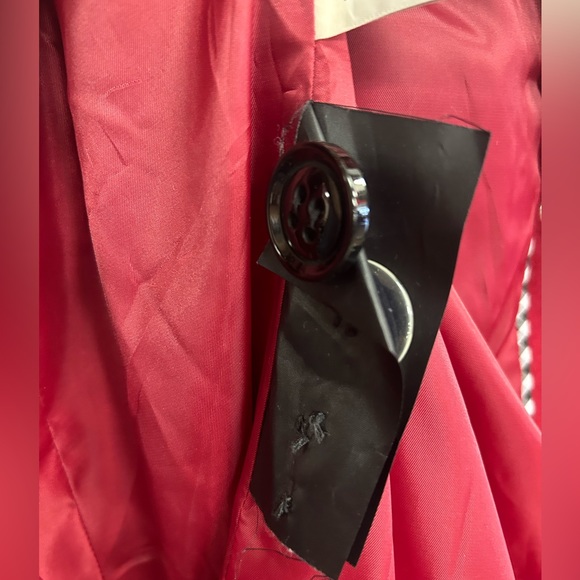 ST JOHNS BAY CASHMERE BLEND WOMEN JACKET IN DEEP RED SIZE LARGE - Picture 7 of 8